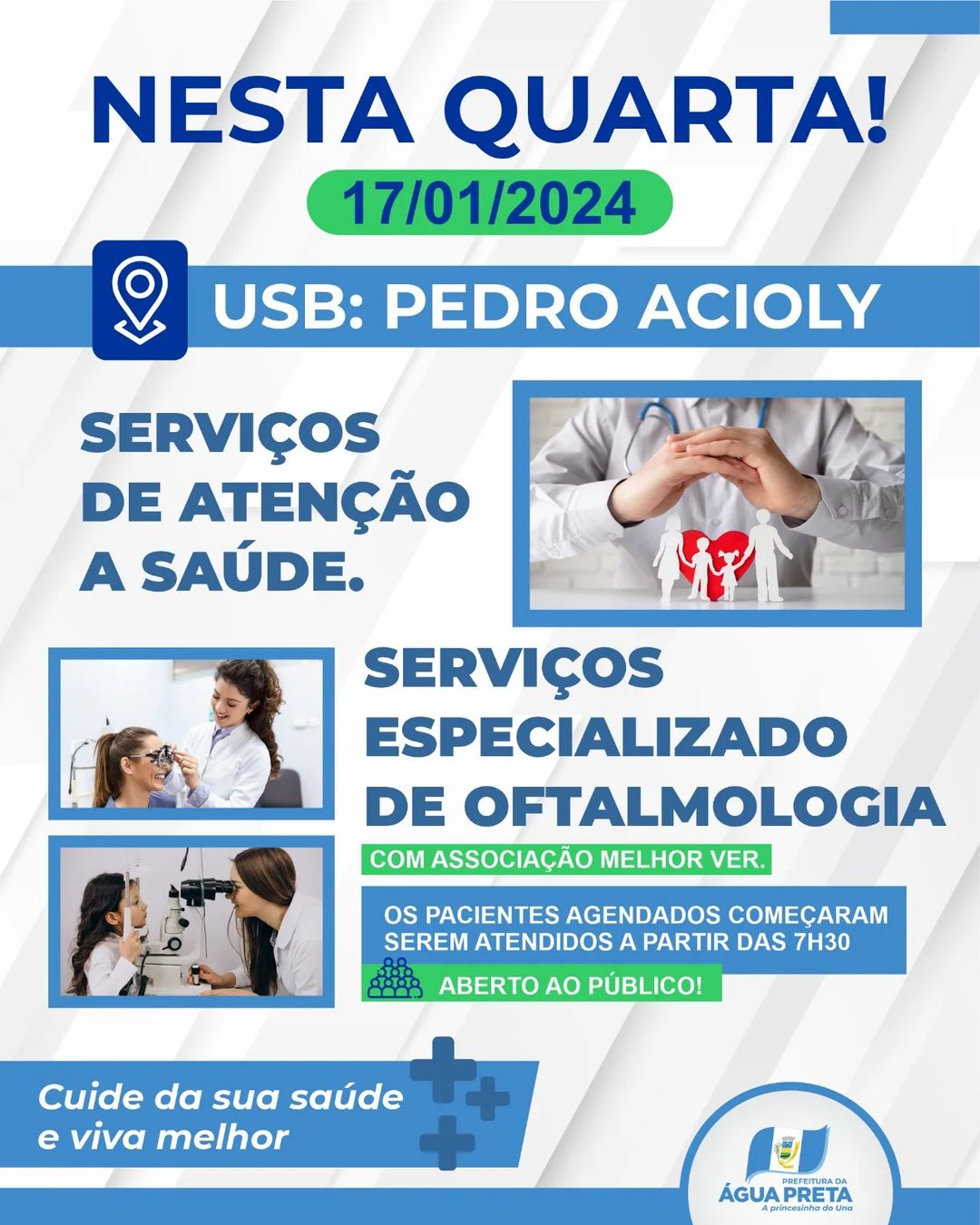 UBS Pedro Acioly faz serviços especializado de oftalmologia